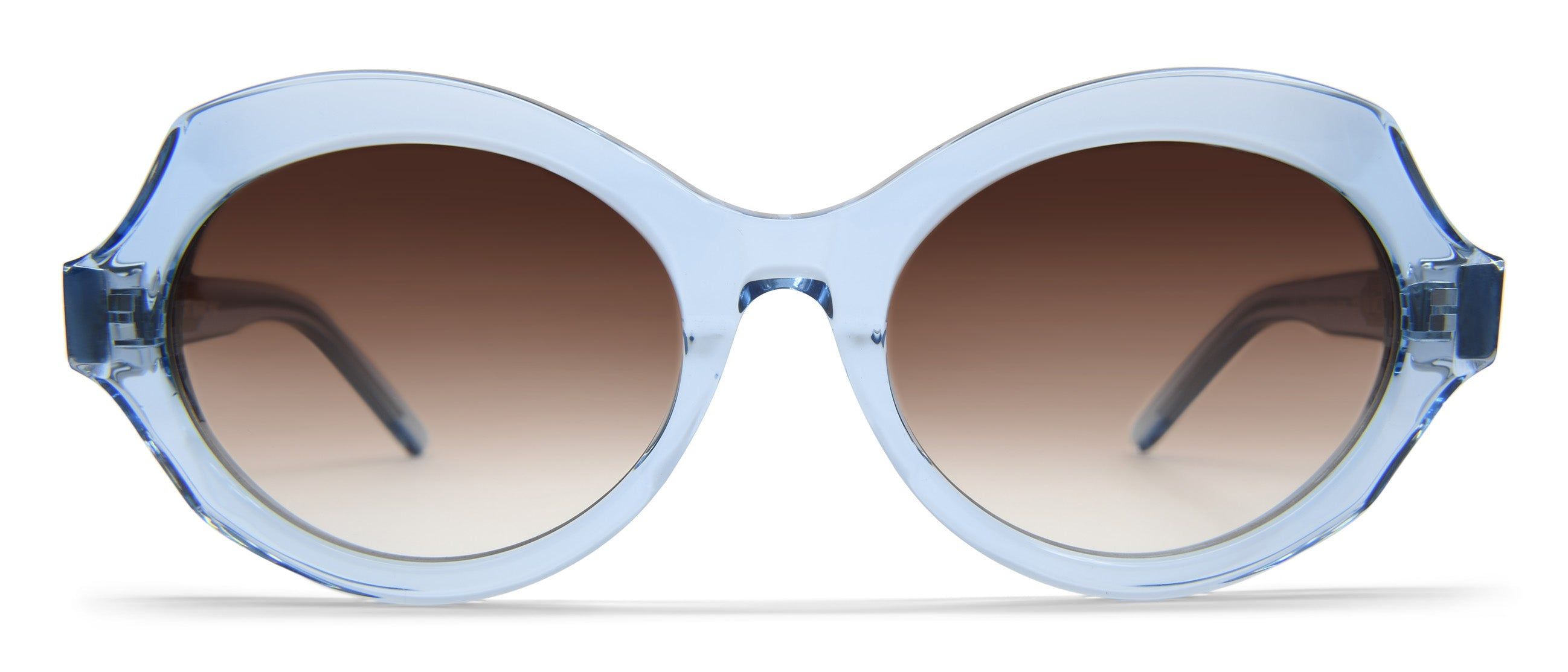 Light Blue Crystal - Brown