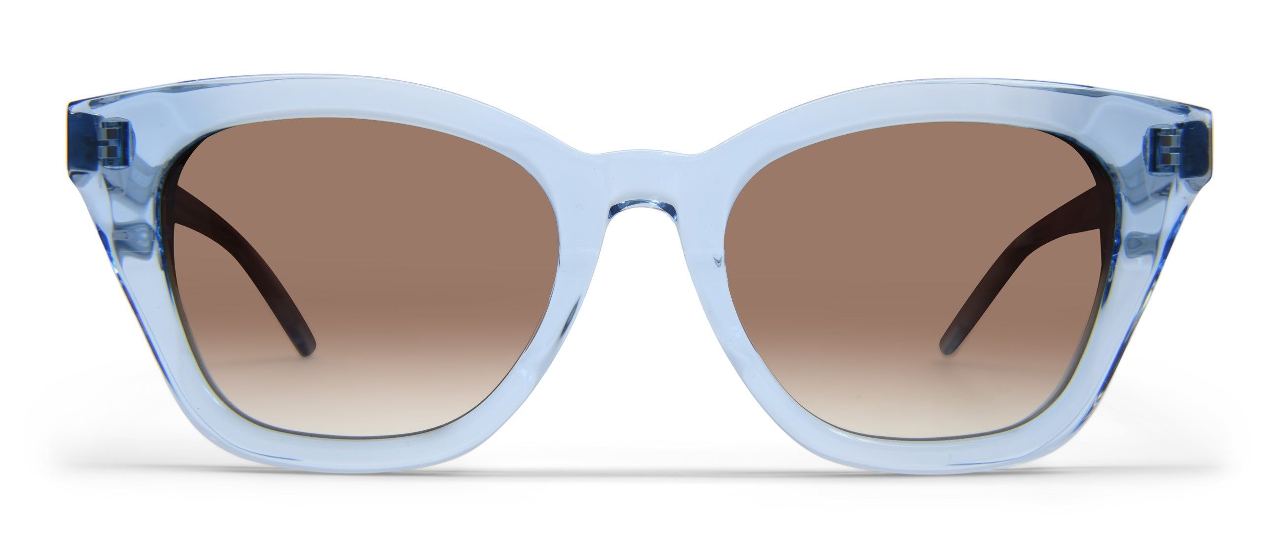 Light Blue Crystal - Brown