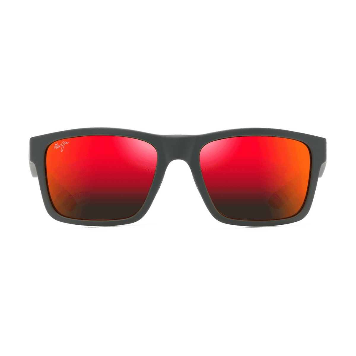 Maui Jim 897 THE FLATS Sunglasses - 04 HAWAII LAVA DRK GRY/BRK RED, Medium / Large