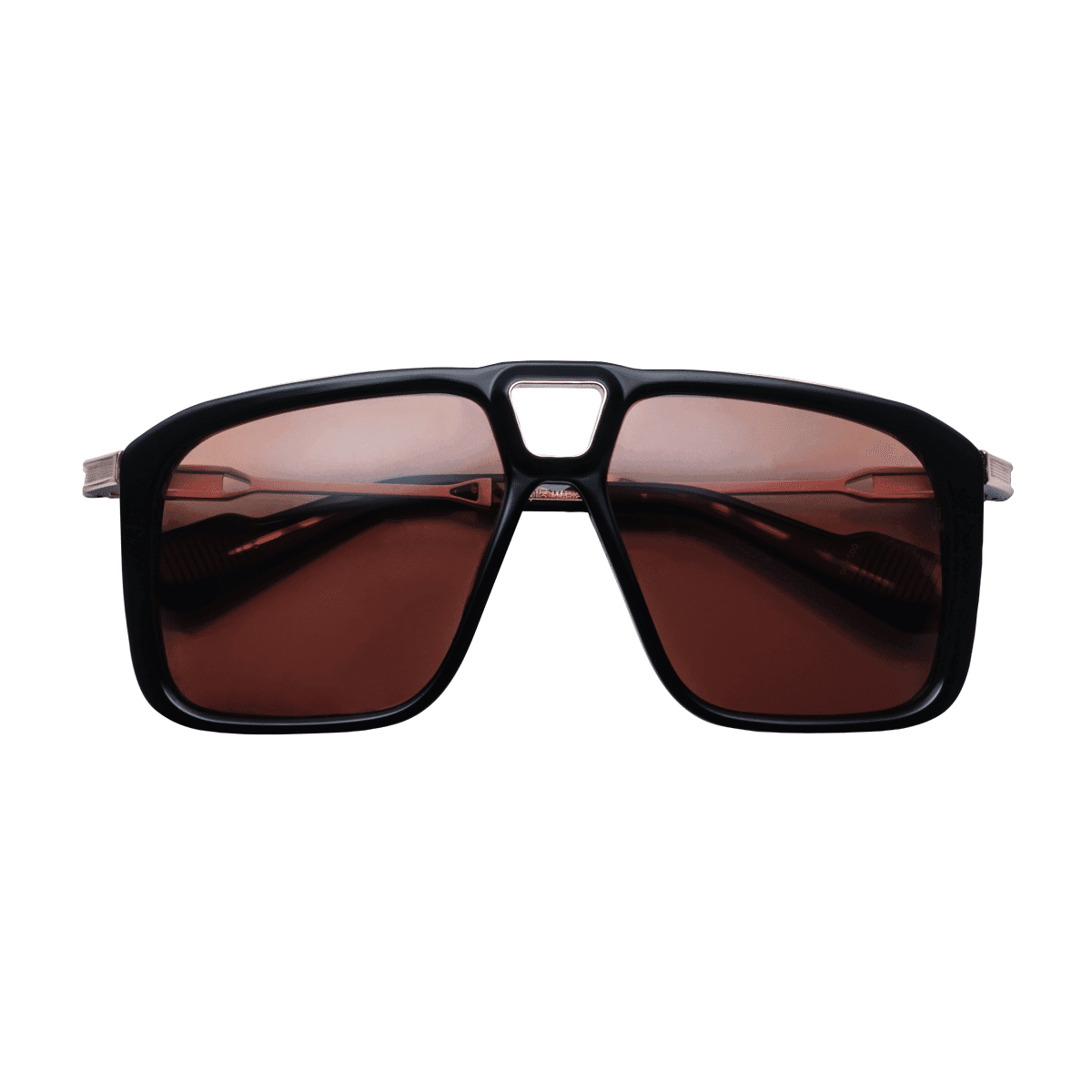 Jacques Marie Mage SAVOY Sunglasses - NOIR DARK TUSCAN GOLD BRUSHED/, Medium / Large