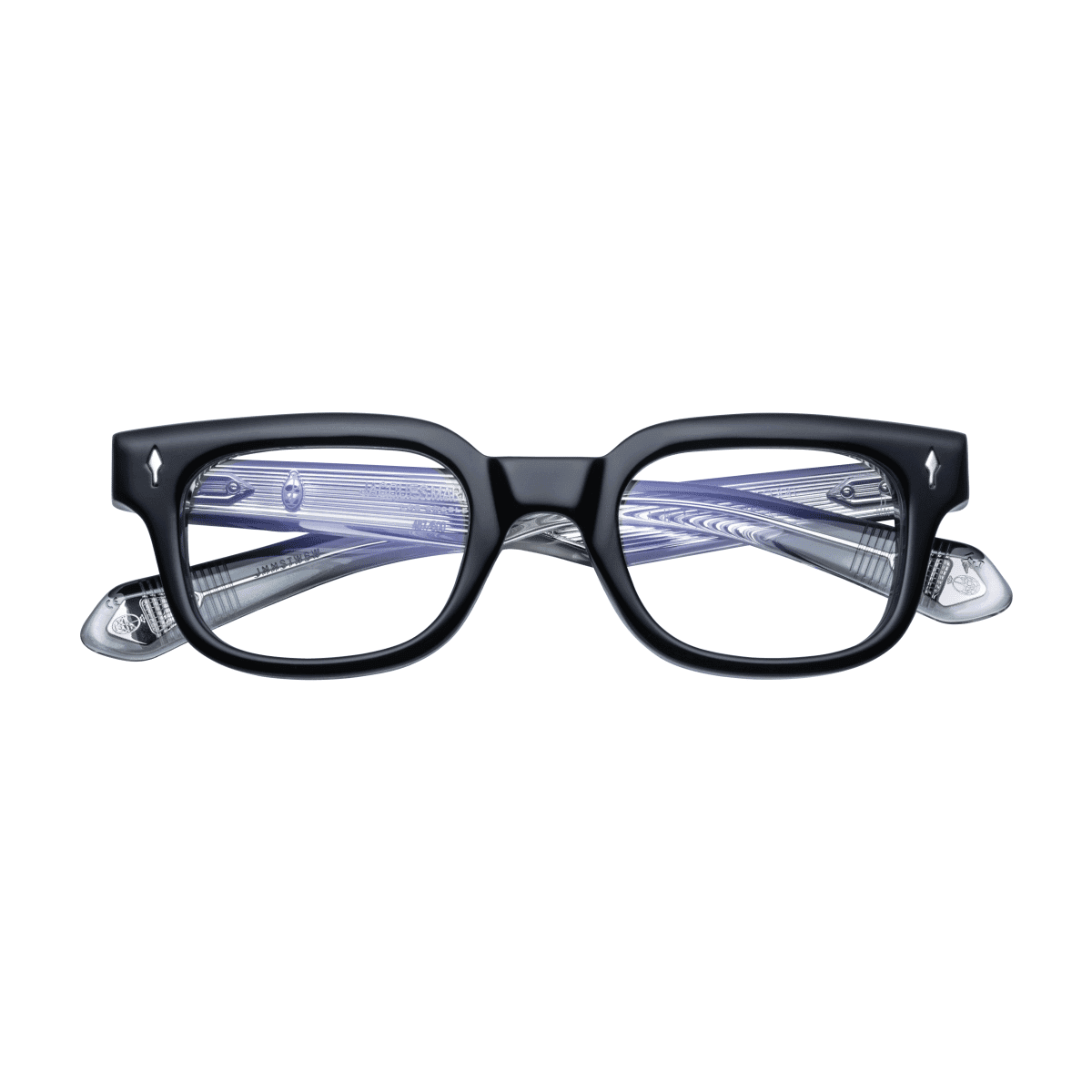Jacques Marie Mage STEWART Eyeglasses - TITAN, SUPERLIGHT BLUE STERLING/SILVER, Small