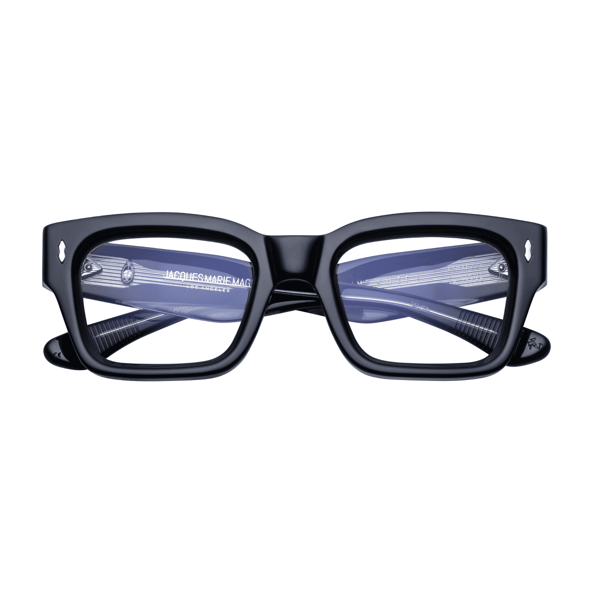 Jacques Marie Mage SUZE Eyeglasses - SKYE, JMM SUPERLIGHT BLUE SILVER/ 50//, Small