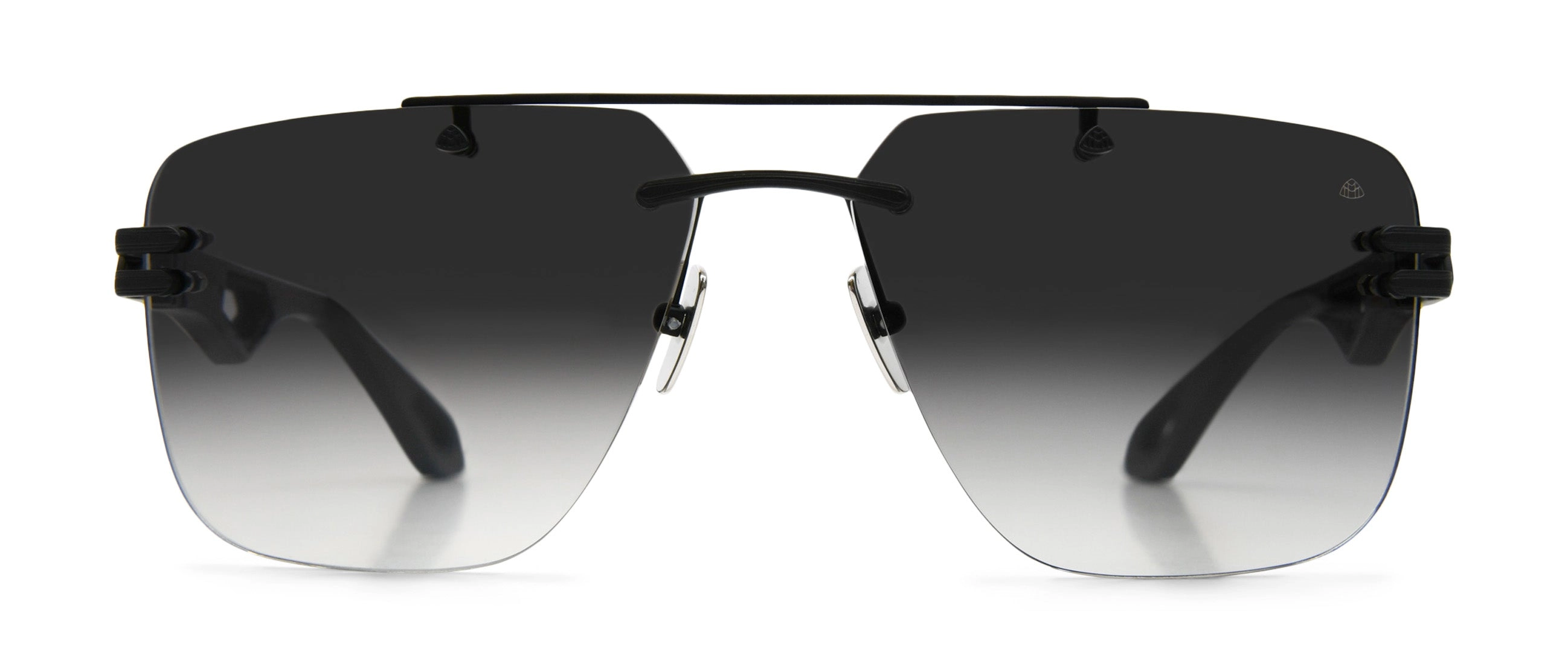 Black Satin / Black Horn Velvet