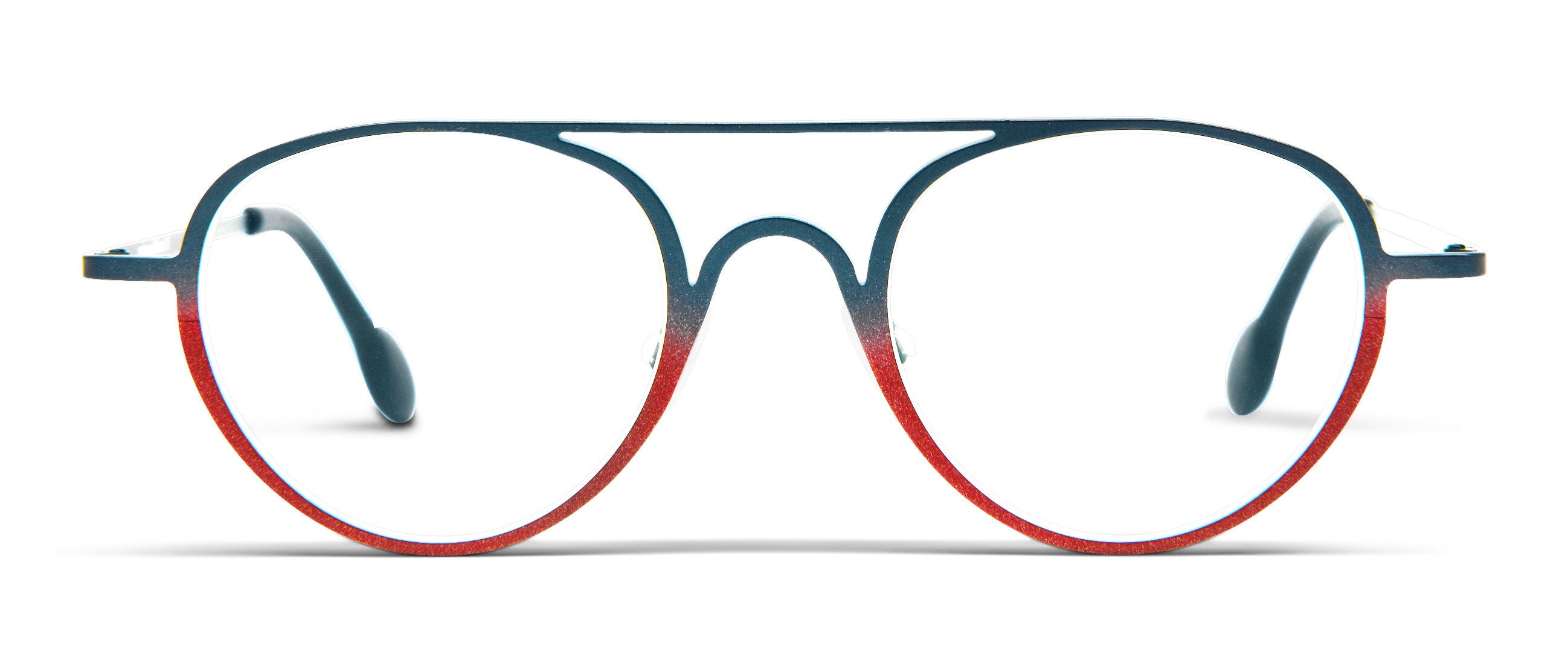 Dark Teal / Red