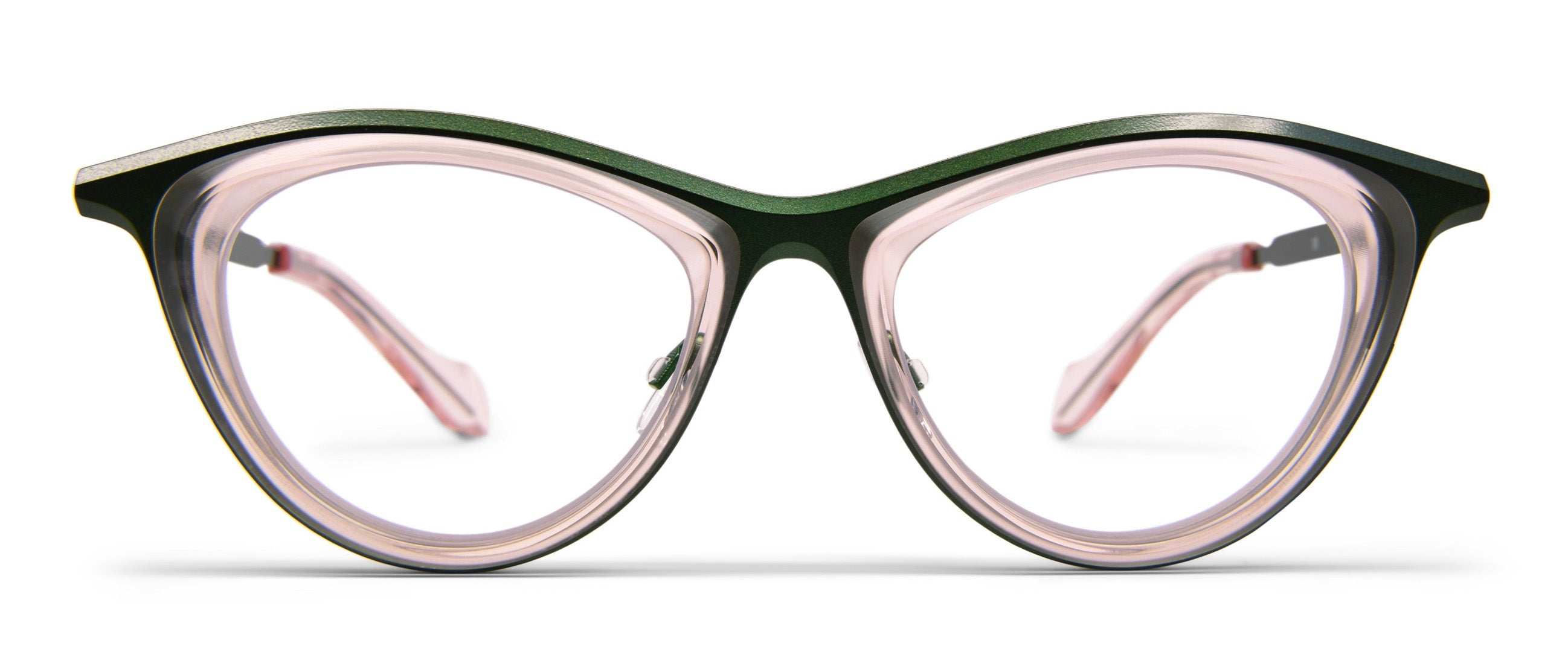 Sanremo Green / Translucent Pale Pink