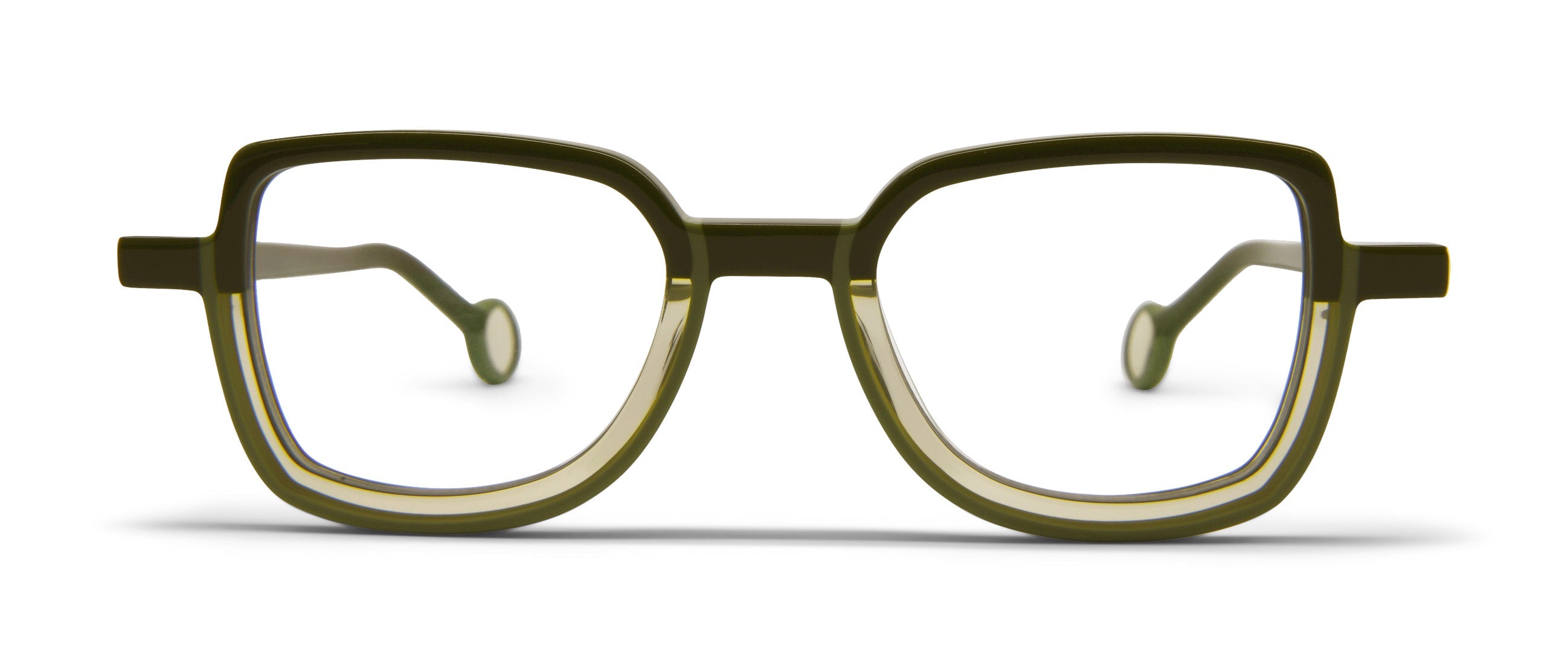 Solid Musk Green / Olive Green / Crystal Turtle