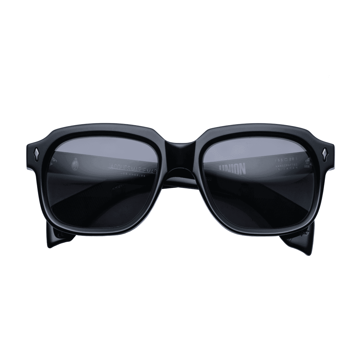 Jacques Marie Mage UNION Sunglasses - PANTHER, JET CR39, POLISHED BLACK/, Medium