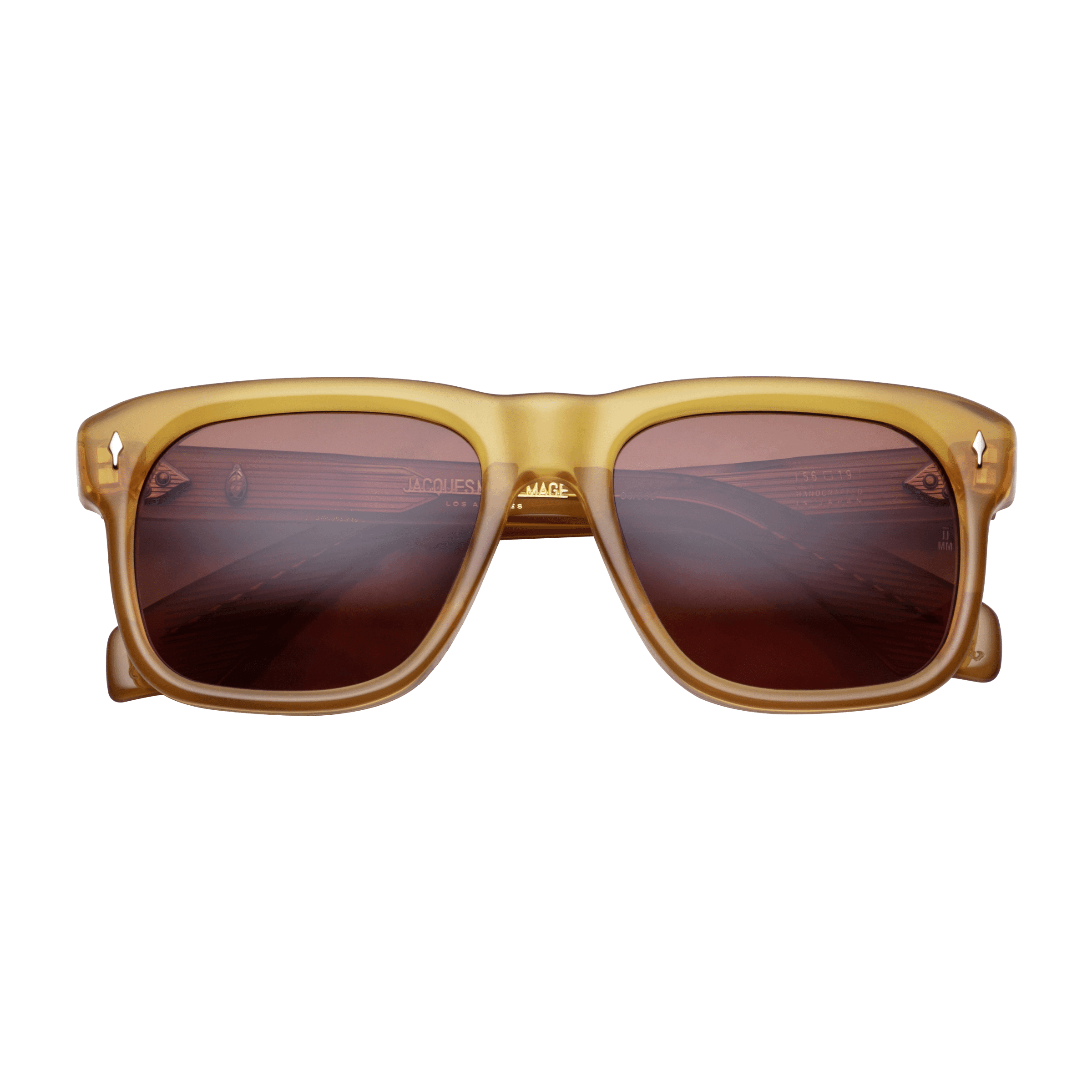 Jacques Marie Mage YVES Sunglasses - HONEY, CINNAMON CR39, LIGHT GOLD/, Medium