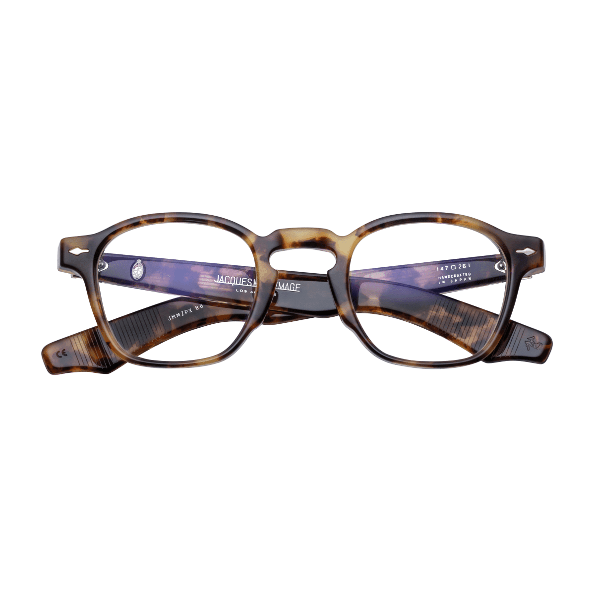 Jacques Marie Mage ZEPHIRIN Eyeglasses - HAVANA 8 STERLING SILVER/, Small