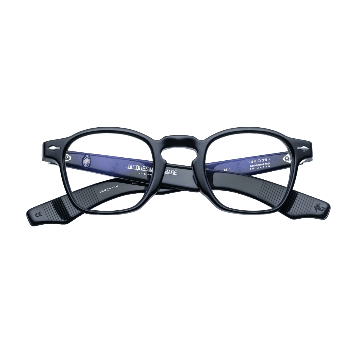 Jacques Marie Mage ZEPHIRIN Eyeglasses - CHARBON, DEMO LENS STERLING SILVER/, Small