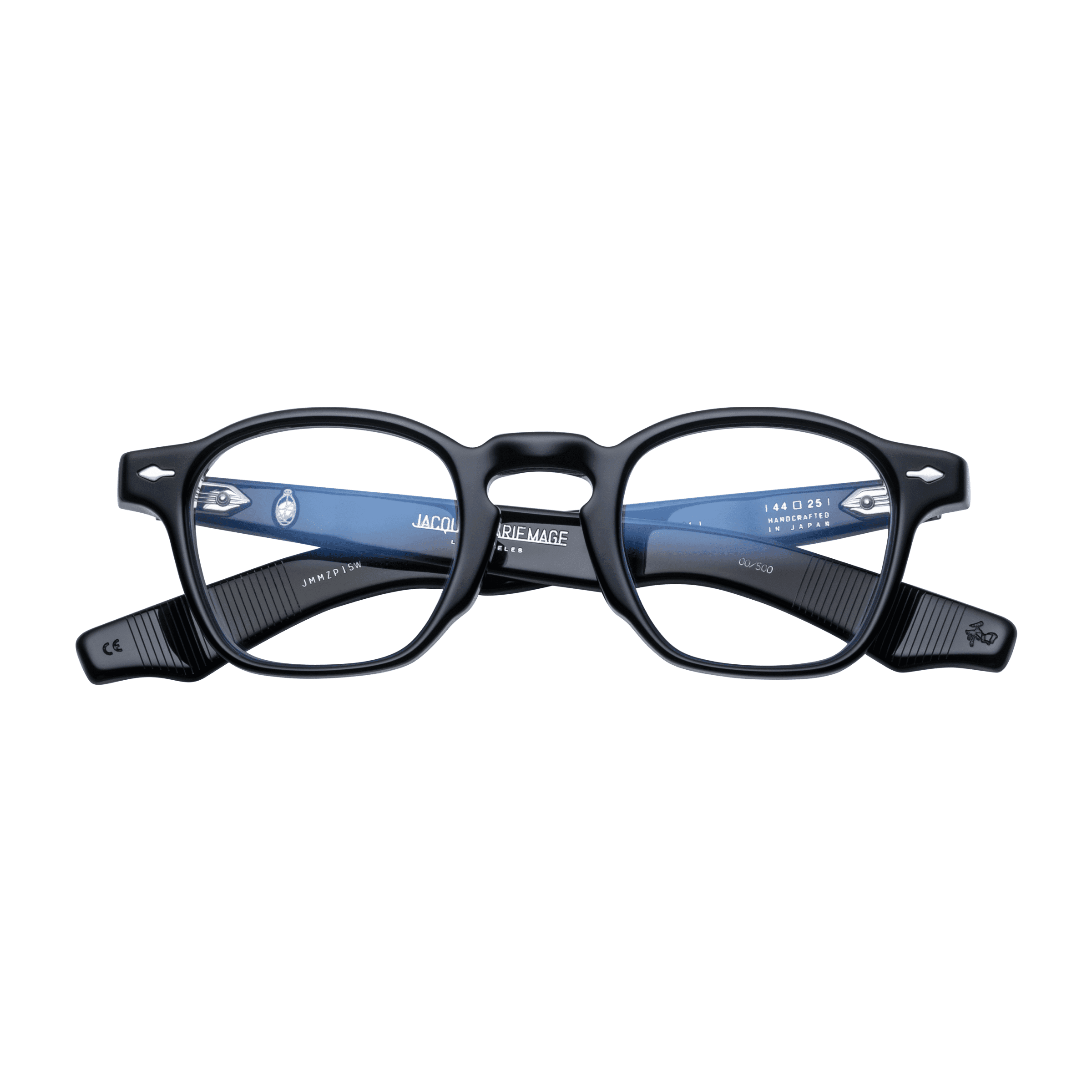 Jacques Marie Mage ZEPHIRIN Eyeglasses - SABER, DEMO LENS CR39, STERLING SIL/ 47//, Small