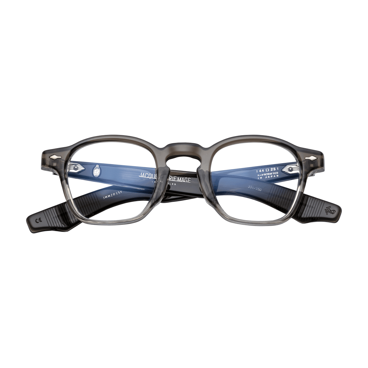 Jacques Marie Mage ZEPHIRIN Eyeglasses - SMOKE FADE STERLING SILVER/ 47//, Small