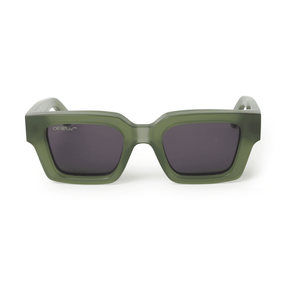 Off White VIRGIL Sunglasses - GREEN DARK GREY/, Medium